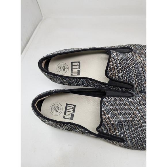 Fitflop Shoes Women's Size 11 Superskate Twill Knit Slip On‎ Athletic Loafers - Picture 8 of 10